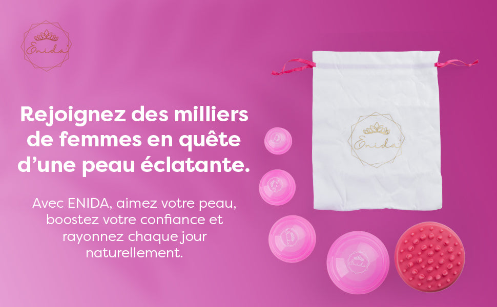 Le Kit ventouse Anti cellulite , douleurs musculaires